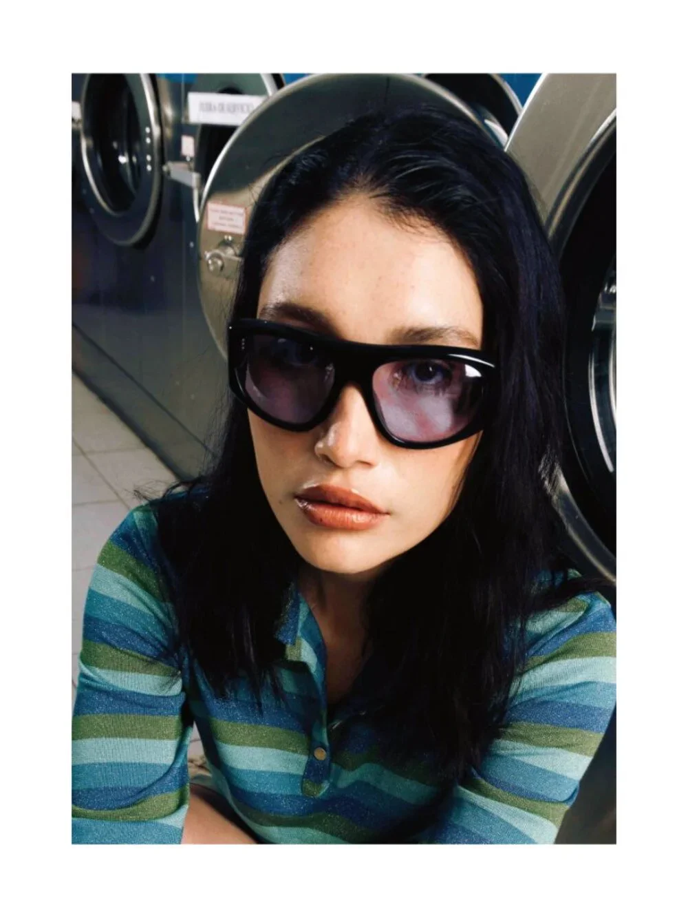 New Raval Eyewear Women's Sunglasses Black Square Purple Lens Acetate Frame C1
